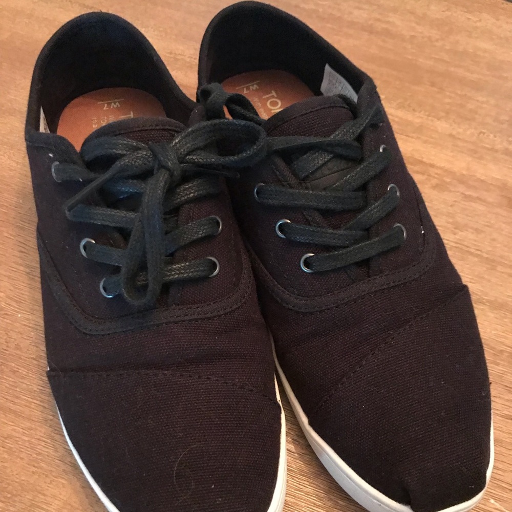 TOMS Black Sneakers